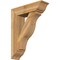 Ekena Millwork Funston Traditional Rough Sawn Bracket w/ Offset Brace, Western Red Cedar, 8"W x 28"D x 36"H BKT0806X28X36FST01RWR - alternate 1